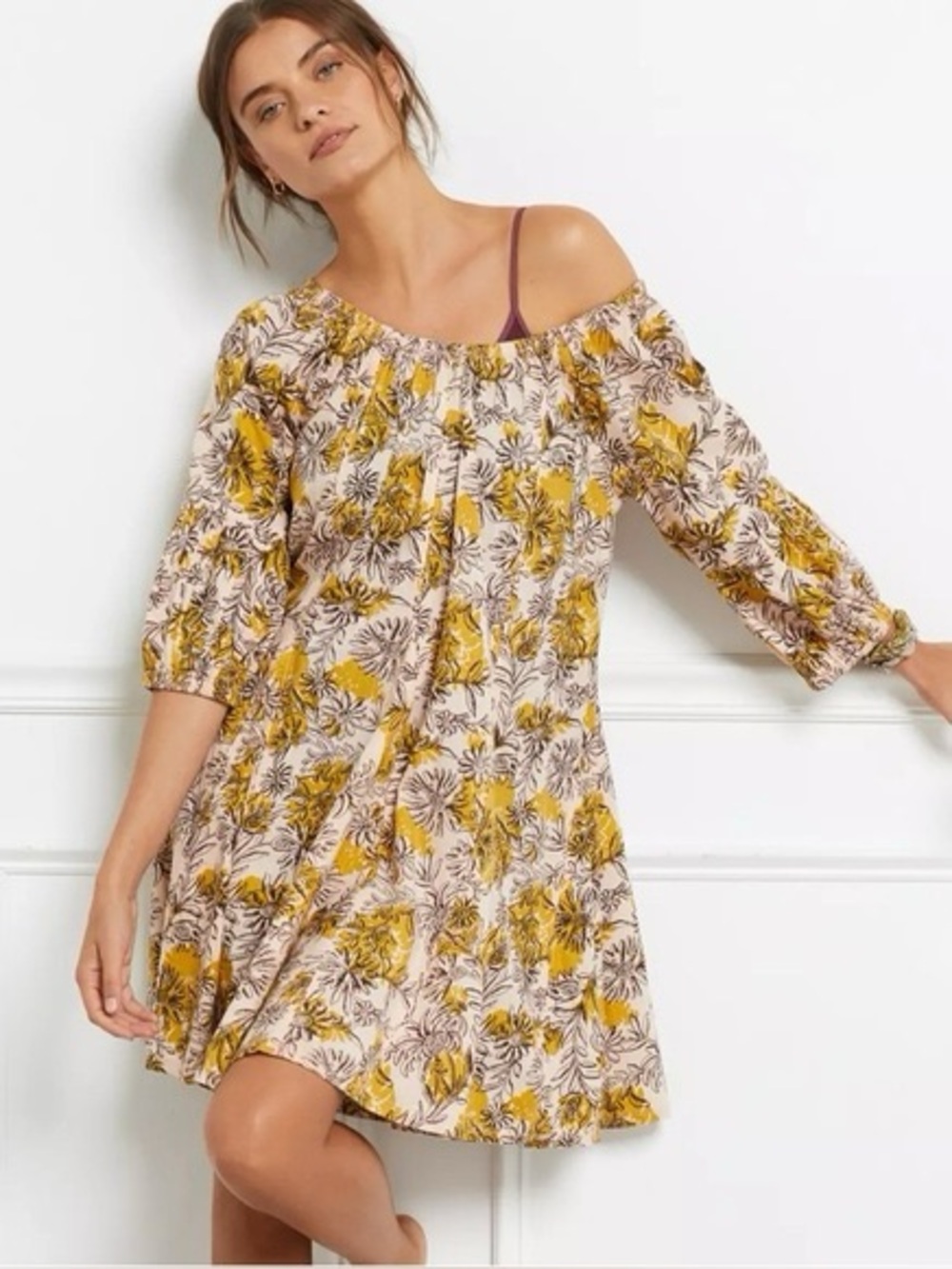 Anthropologie Daily Practice Mollie Floral Dress